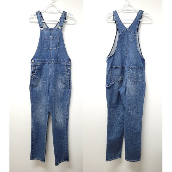Uniqlo Womens Overall Jumpsuit Size S Blue Midume Wash - Picture 1 of 10